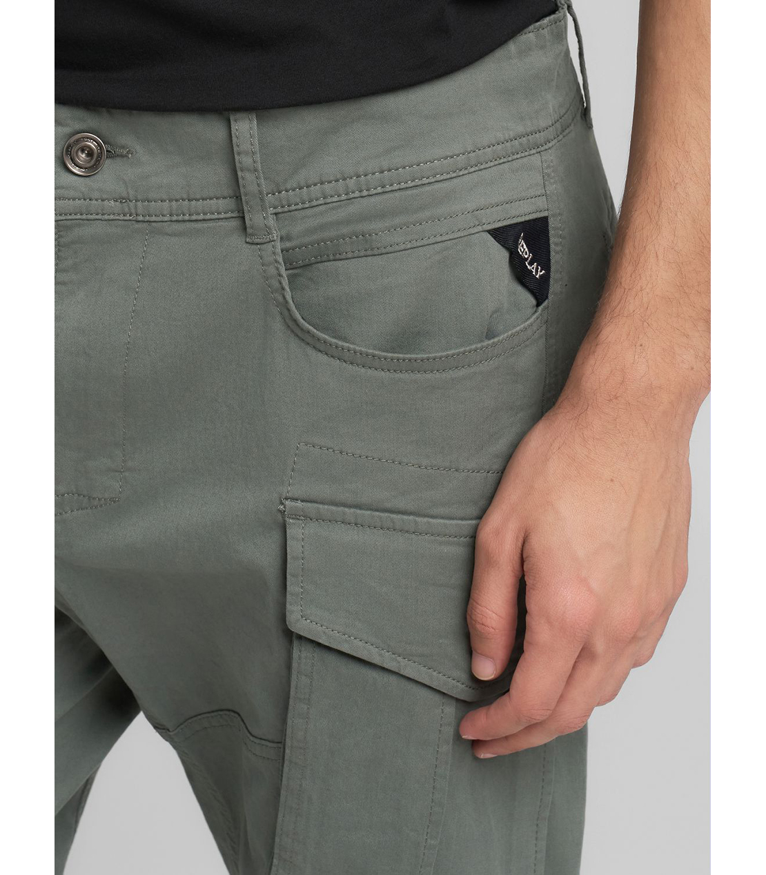 JOE ストレッチコットンツイル カーゴパンツ 詳細画像 モスグリーン 5